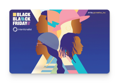Black Black Friday Card