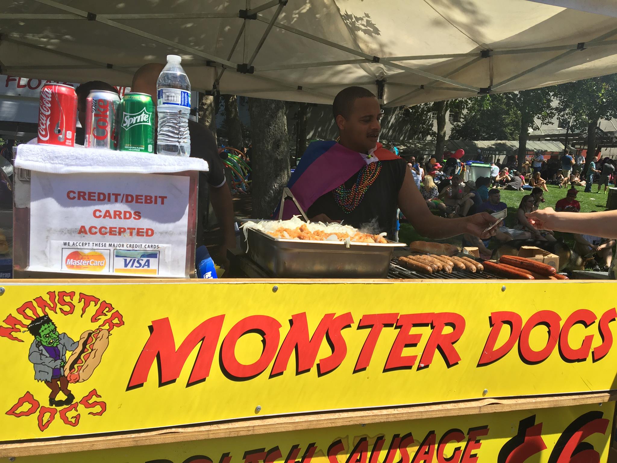 Monster Dogs food stand exterior