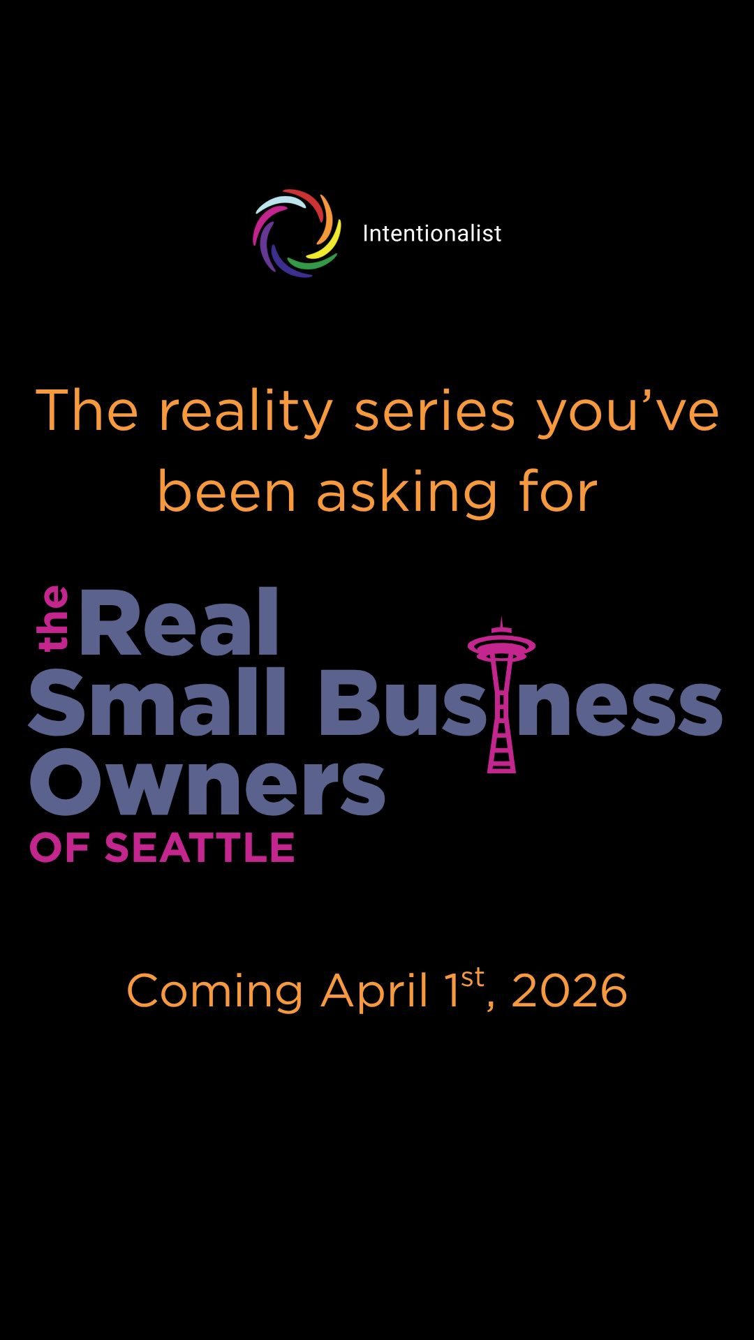 You asked, we listened. We’re excited to officially announce our new reality TV series: The Real Small Business Owners of Seattle 🎬🤩

For the first time, we’re taking you behind the counters. Seattle small business owners were looking for a way to spend all the free time they have, so we’re thrilled to help fill that gap. Get ready to experience the most dramatic season ever on April 1st.

#spendlikeitmatters #realitylikeitmatters #mostdramaticseasonever #realsmallbusinessownersofseattle #aprilfools
