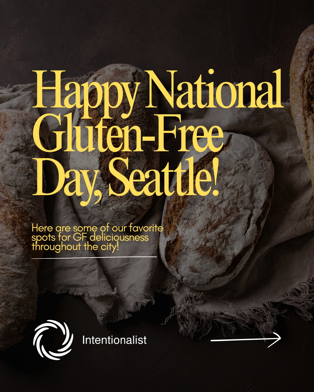 Happy National Gluten-Free Day! Here are a few spots around the city to grab a meal or treat that are gluten-free, but won’t compromise on flavor:

• @askatubakery 
• @bangbangseattle 
• @cafefloraveg 
• @doughjoydonuts 
• @frankieandjos 
• @getyourhotcakes [EDIT: Not 100% GF, but clearly labeled GF choices!)
• @nuflours 

What spots are we missing? Let us know in the comments!

Note: Folks with serious gluten allergies should always consult with the business regarding questions about potential cross-contamination.

#SpendLikeItMatters #BeIntentional #seattlesmallbusiness #seattlefoodie glutenfreeseattle