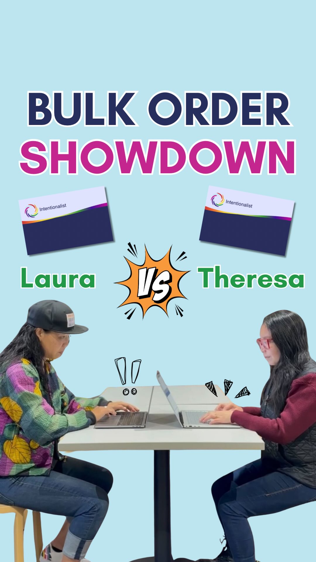 Who will win π€ Laura and Theresa go head to head to see who can order 25 Intentionalist Cards the fastest. π€π€Ί
Laura will be ordering her cards using Intentionalistβs new bulk order system, while Theresa will be using our old system.
Make your bets, then head to the link in our bio to β¨quickly and easilyβ¨ order Intentionalist Cards for folks on your holiday list.
What are Intentionalist Cardsβ
β‘οΈ Available as either a digital or physical card, the Intentionalist Card is the perfect gift for anyone who wants to #SpendLikeItMatters at the small businesses at the heart of our communities. The Intentionalist Card can be used in person and online at participating Washington State-based small businesses, as well as online in the Intentionalist Store.
#SpendLikeItMatters #BeIntentional #seattlesmallbusiness #seattlefoodie