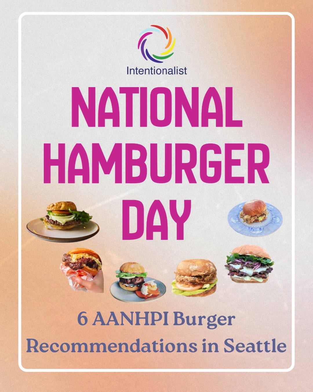 Happy National Burger Day to all who celebrate 🍔

Today we’re highlighting 6 AANHPI-owned places for burgers in Seattle:
🧅 @campwest_seattle 
🧀 @familyfriend20671 
🥬 @joulerestaurant 
🍅 @localtide 
🥒 @oxburger.seattle 
🍄‍🟫 @saintbreadseattle 

Where is your favorite Seattle buger? Let us know in the comments 👇

#SpendLikeItMatters #SeattleEats #SupportSmallBusiness #NationalBurgerDay #SeattleRestaurants