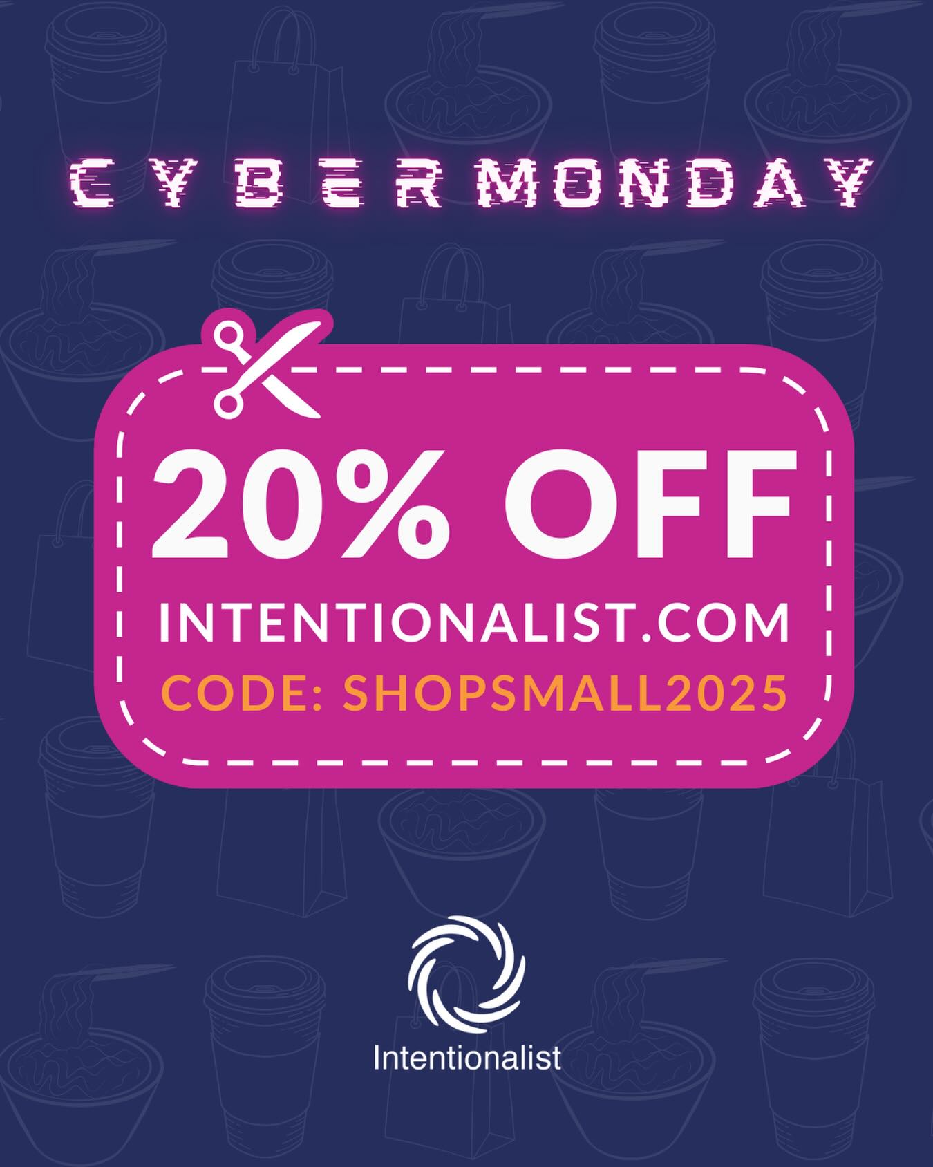 Cyber Monday x #SpendLikeItMatters 

Thanks to Intentionalist partners, enjoy 20% off nearly everything in our online store, knowing that the discount doesn’t come at the expense of the small businesses you love ❤️

Note: Intentionalist pays a credit card processing fee on every transaction, so a small tip would be much appreciated to help us continue to offer these promotions.

#seattlesmallbusiness #shoplocalseattle #smallbusinesseveryday