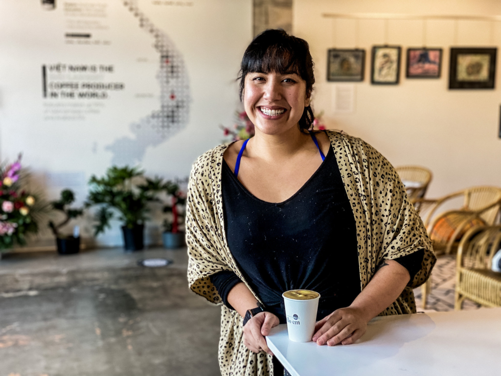 Located in Seattle's Chinatown-International District, Hello Em owner Yenvy Pham is a community leader in the Little Saigon neighborhood.