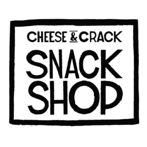 Cheese and Crack Snack Shop's logo