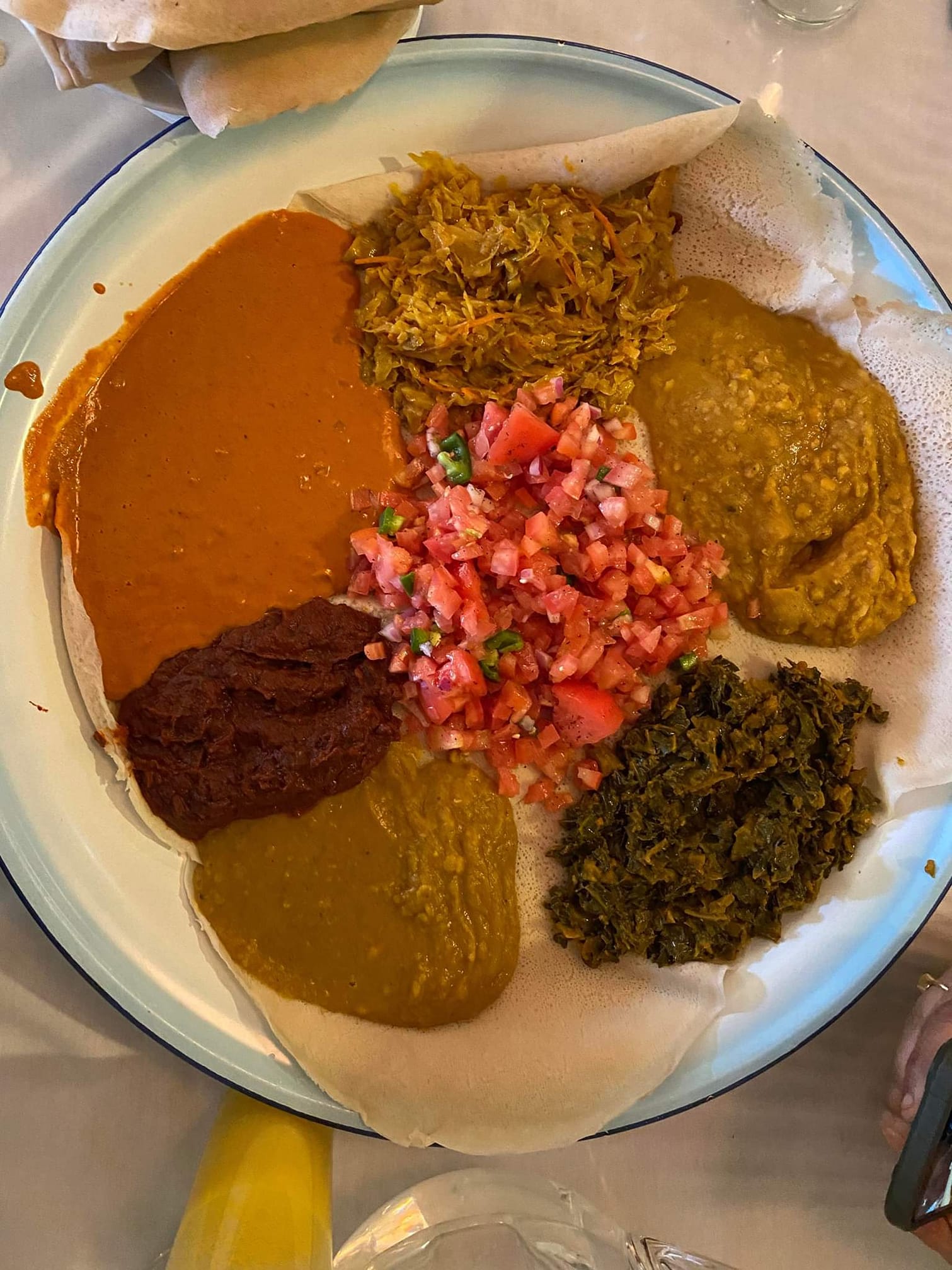 Food from Asmara Restaurant