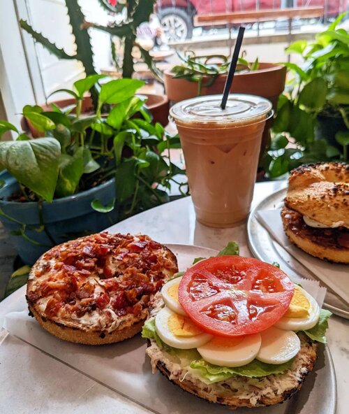 Food from Black Sheep Bagel Cafe
