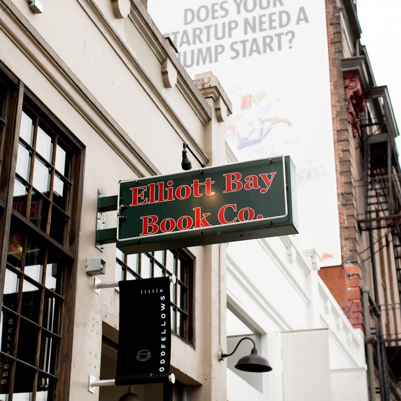 Elliot Bay Book Company's sign