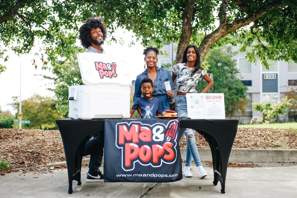 Ma & Pops' ice pop stand