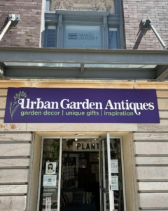 The exterior of Urban Garden Antiques