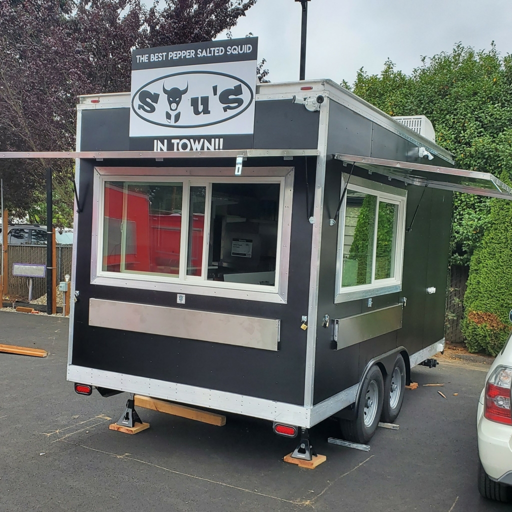 Exterior of food truck