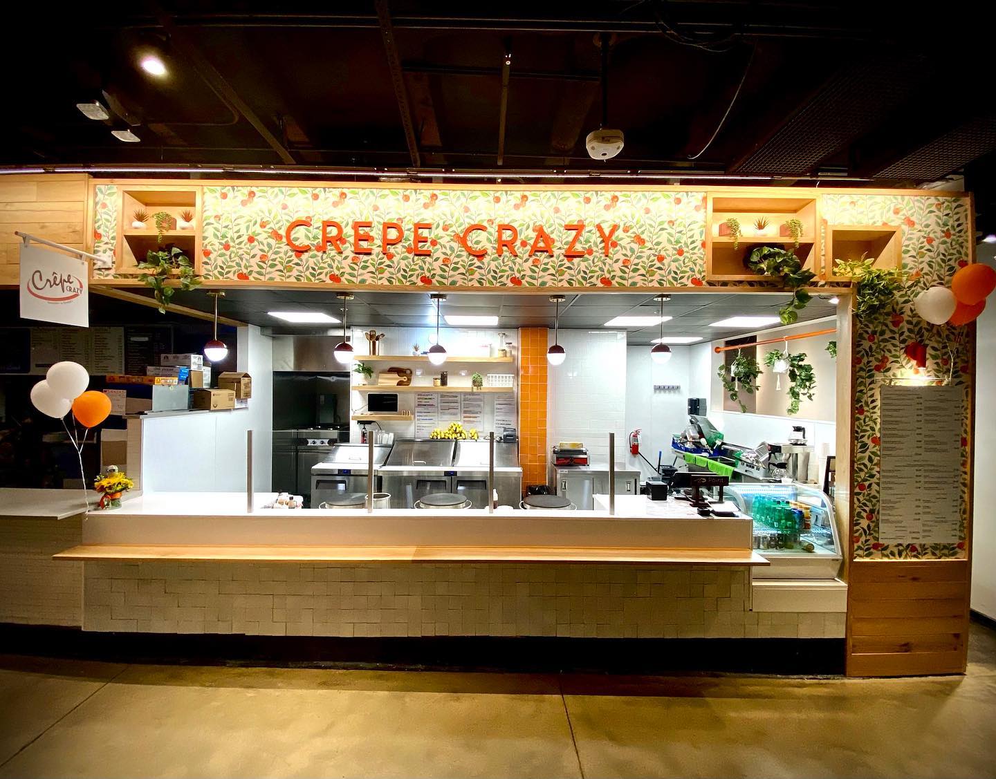 The outside of Crepe Crazy in Baltimore