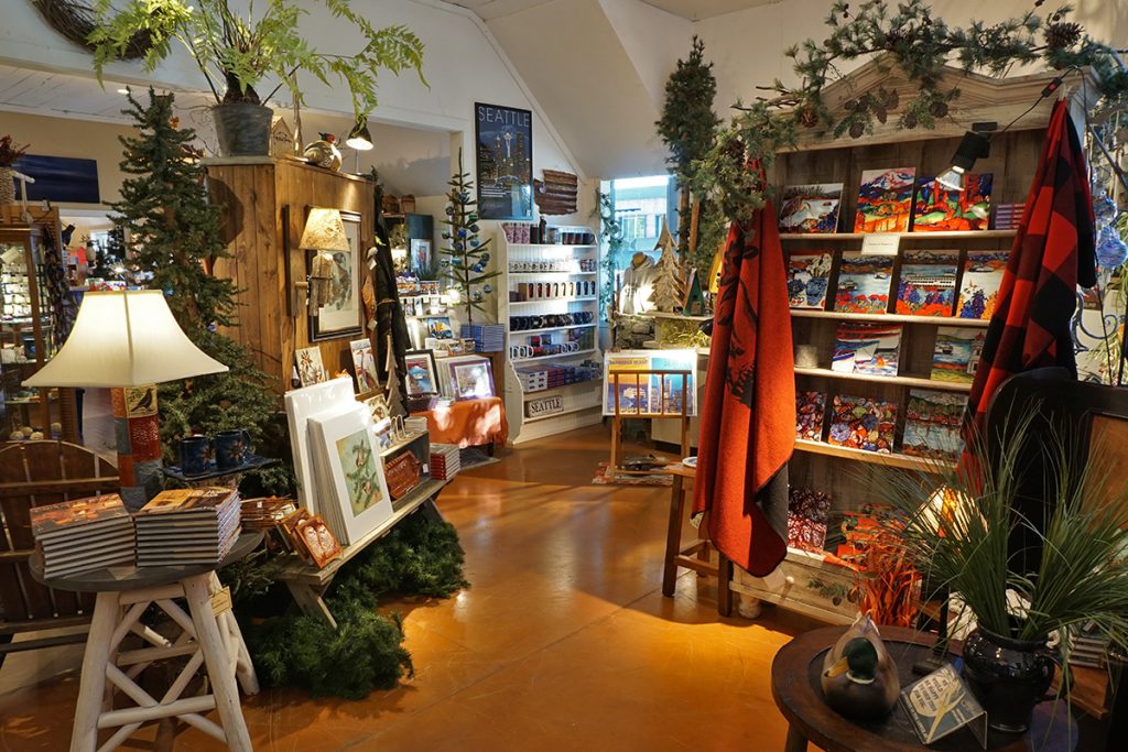 Interior of store