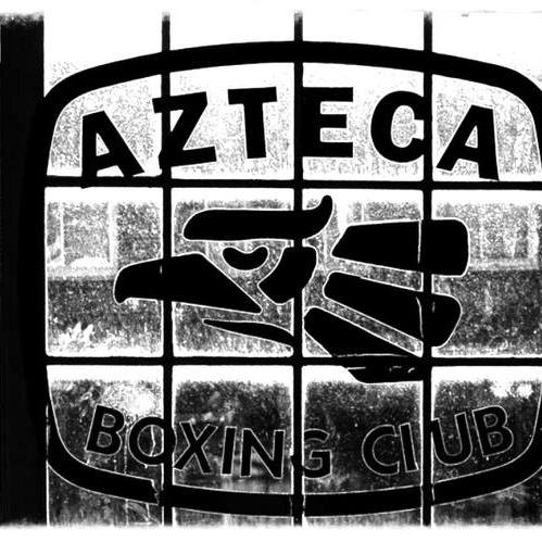 Azteca Boxing Gym logo featuring an eagle's head