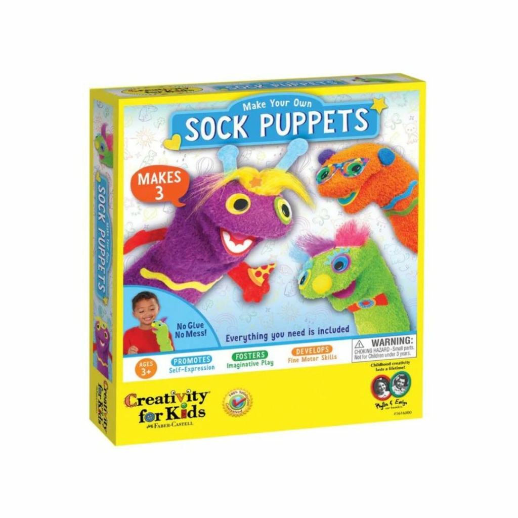 Gift Guide for Kids - Make Your Own Sock Puppets