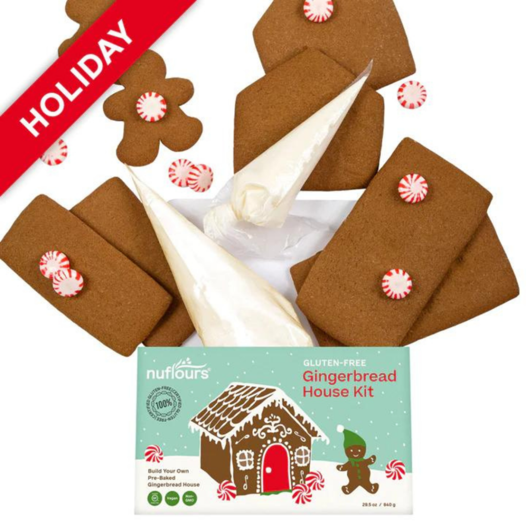 Gift Guide For Foodies - Gingerbread House - Nuflours Bakery