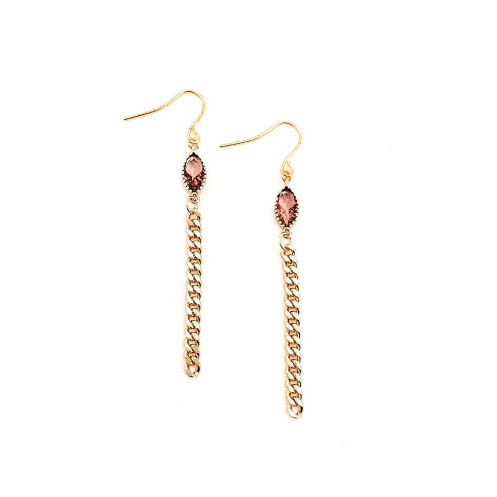 Gifts That Give Back - Mauve Elegance Earrings - Purpose Boutique