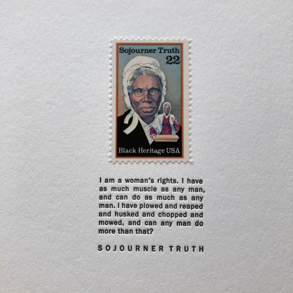 Gift Guide for Activists - Stamp Print - Sojourner Truth