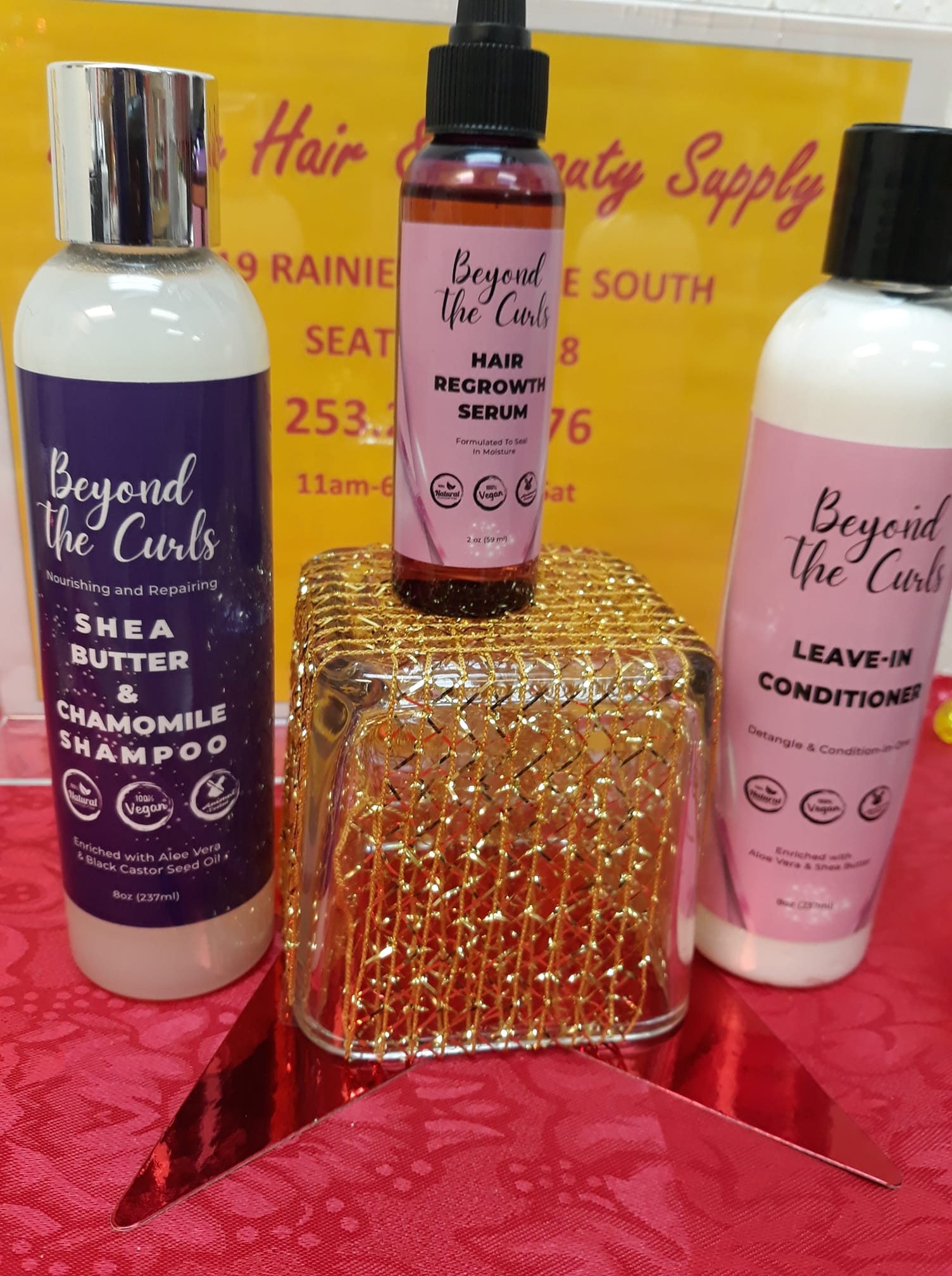 Legacy Hair & Beauty Beyond the curls products