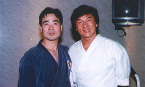 Master Shon with Jackie Chan