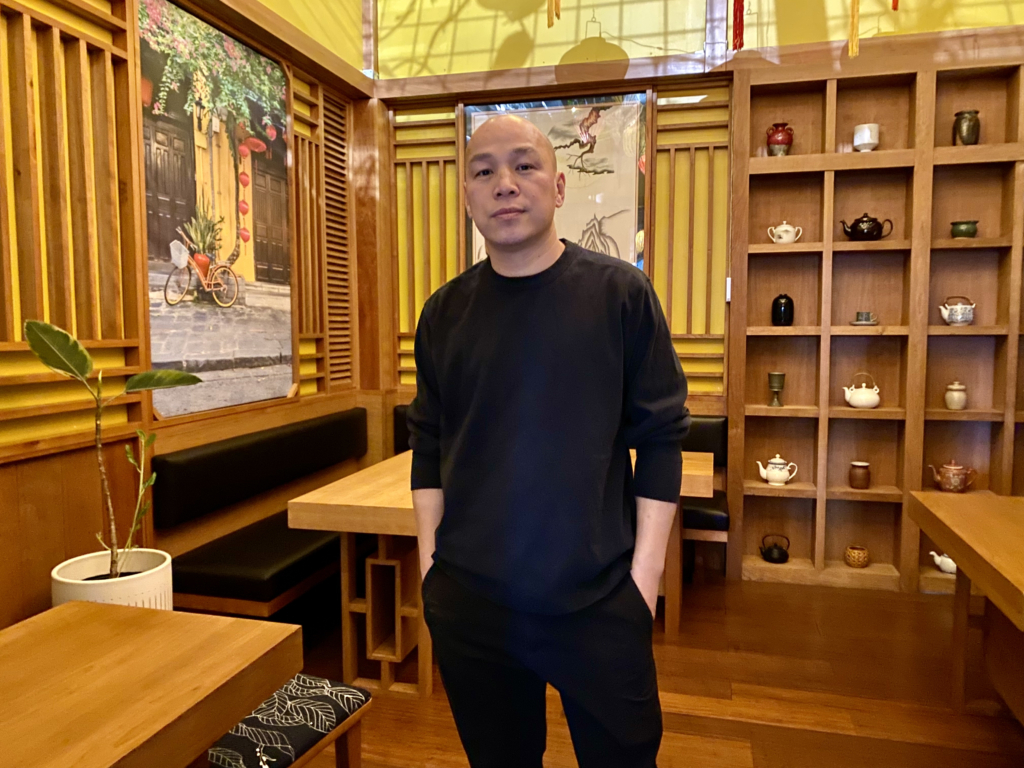 Owner Quyen Phan inside his Restaurant Anchovies & Salt in Renton