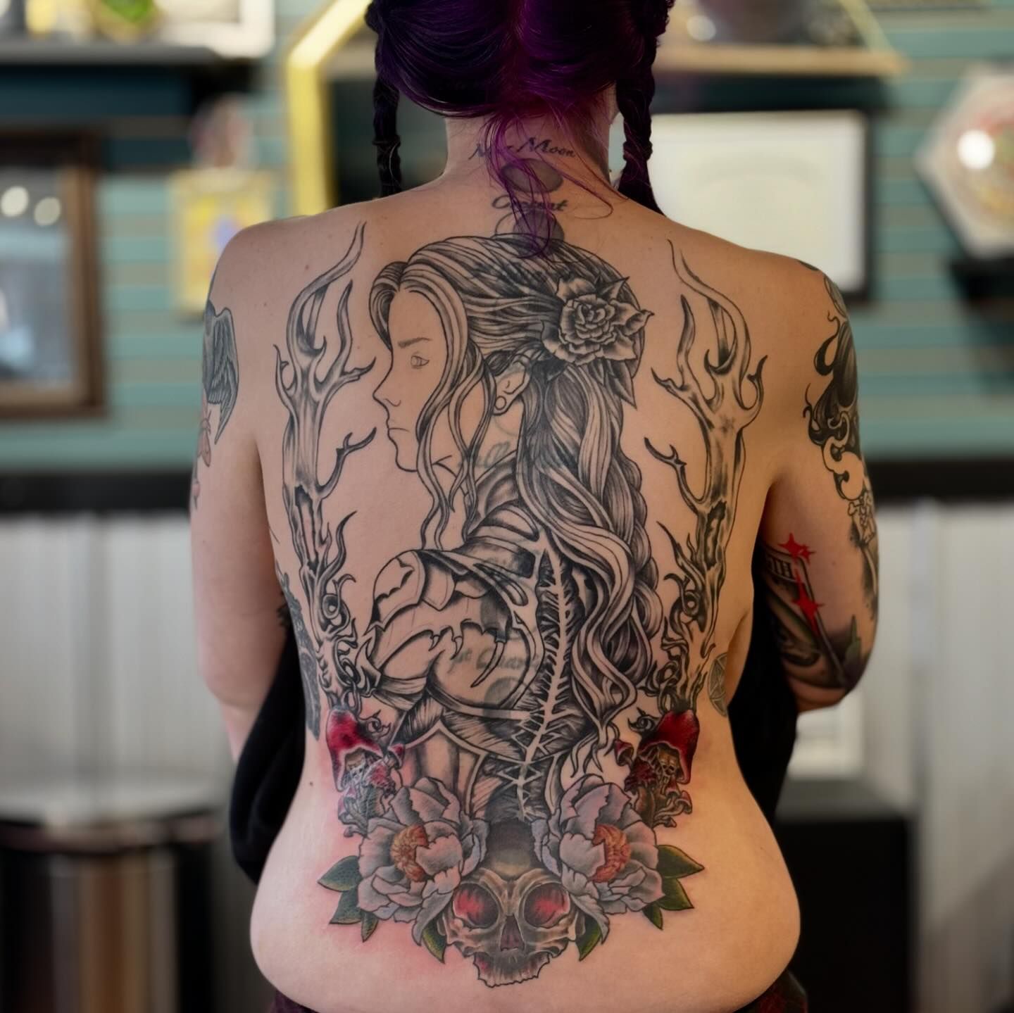 Medusas Mark Tattoo - Back Art